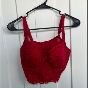 Victoria Secret Demi Lined Corset Bra 38D